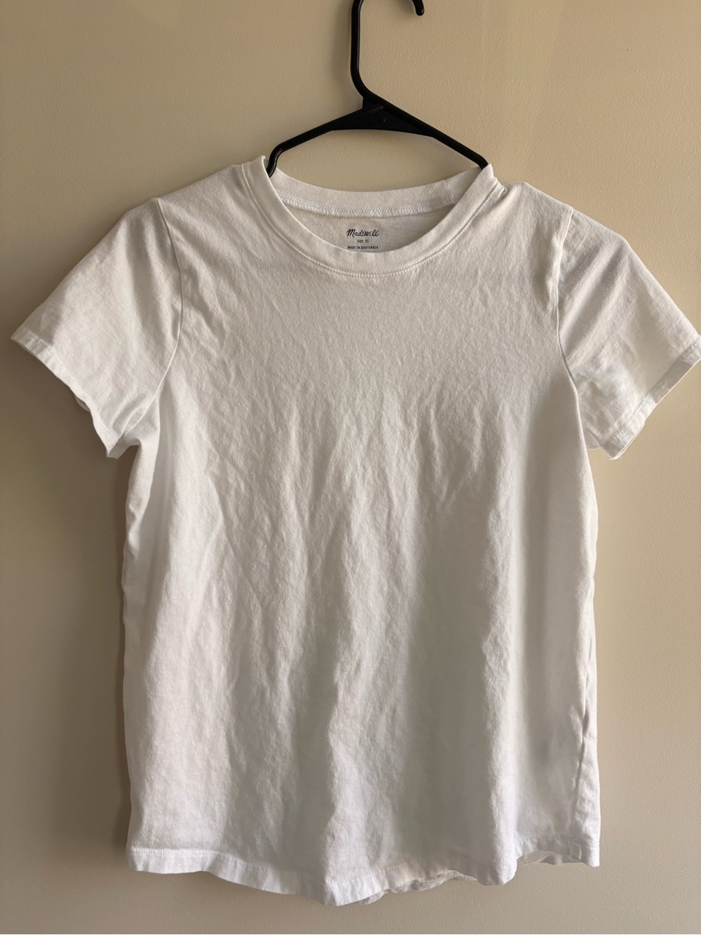 Madewell White Cotton T Shirt Size Small